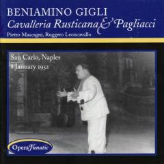 Beniamino Gigili Performs in Cavalleria Rusticana & Pagliacci